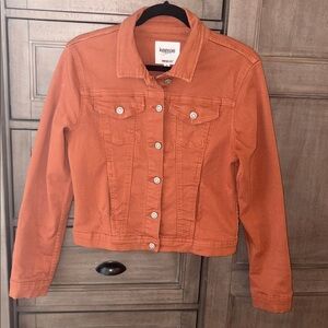 Kensie Women's Rust Jean Jacket, size small
